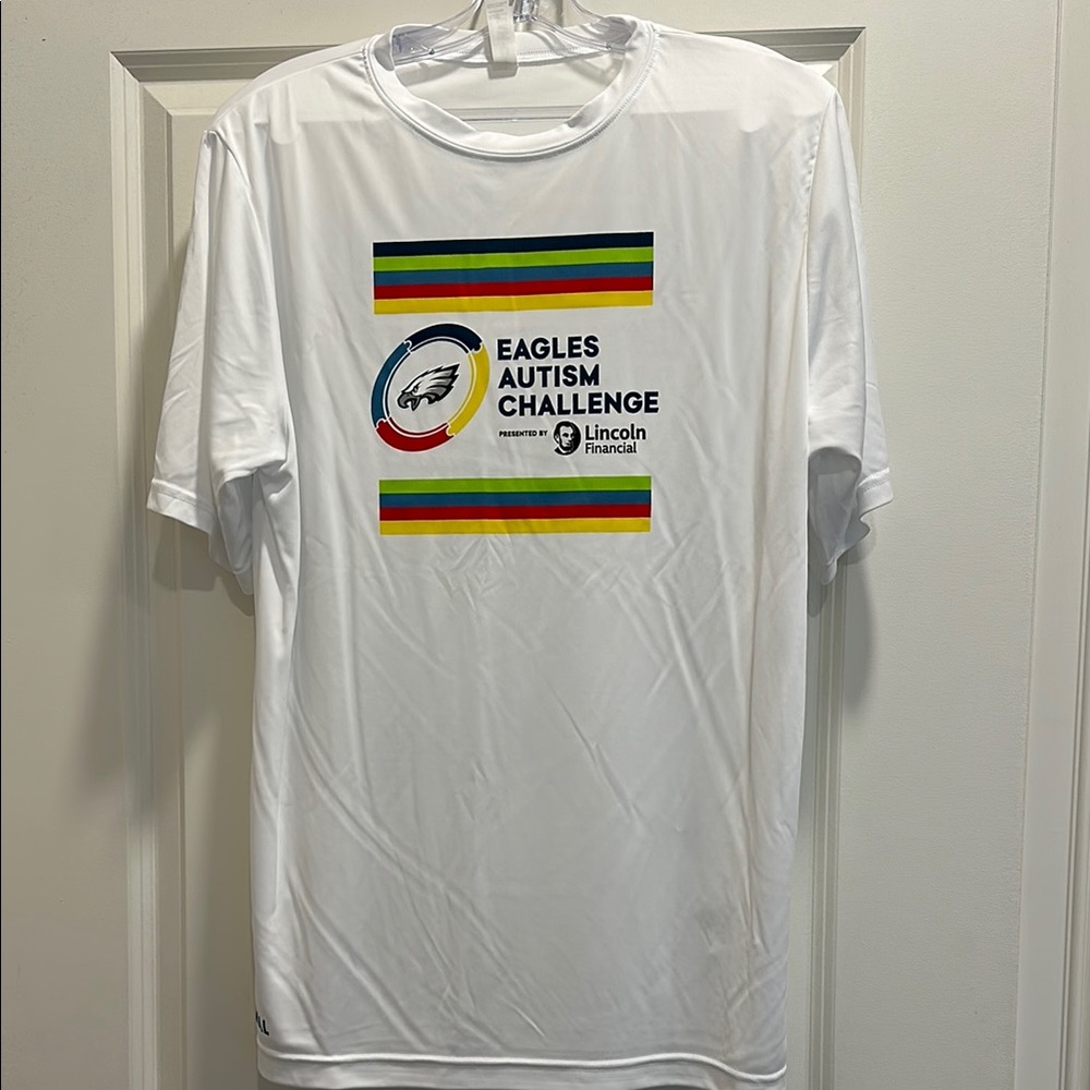 White Graphic Tee with Short Sleeves